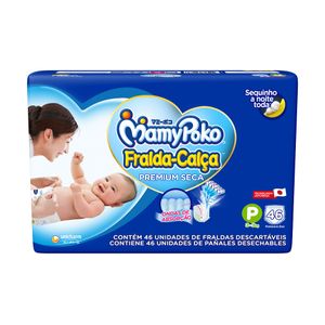 Fralda Mamypoko Calça Premium Seca Jumbo P 46x1