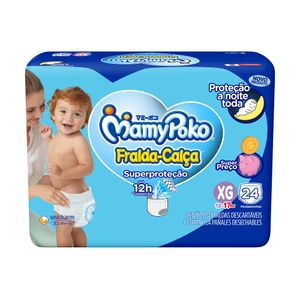 Fralda Mamypoko Calca Superproteção Jumbo XG 24x1