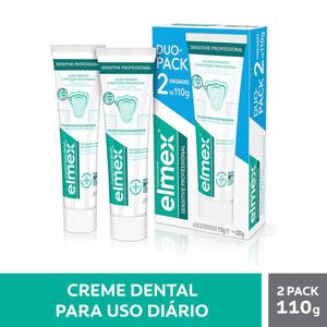 Creme Dental Sensibilidade elmex Sensitive Professional Duo-Pack 110g (2x110g)