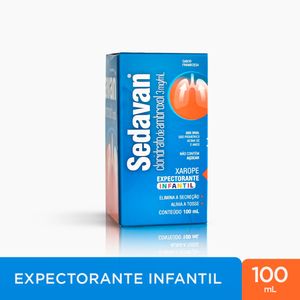 Sedavan Xarope Expectorante Infantil 3mg/ml 100ml - Cloridrato de Ambroxol