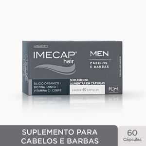 Imecap® Hair Men 60 Cápsulas - Vitaminas para Cabelos e Barbas do Homem