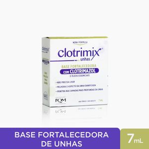 Clotrimix Unhas 7ml - Base Fortalecedora com Clotrimazol e Nanotecnologia