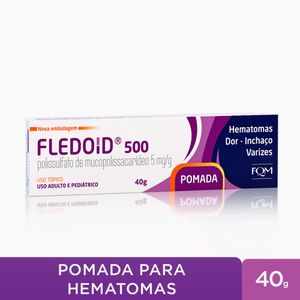 Fledoid 500 Pomada 40g - Pomada para Hematomas, Dor, Inchaço e Varizes