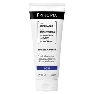 Emulsão Corporal 10% Ácido Lático + Mix De Ativos Hidratantes Principia Skincare Ec - 01 200ml
