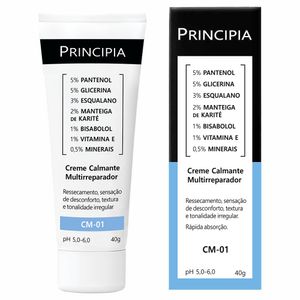 Creme Calmante Multirreparador Principia Cm 01 17% Mix De Ativos 40g