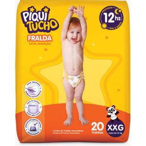 Fralda Infantil Piquitucho Mega XXG 20 Unidades