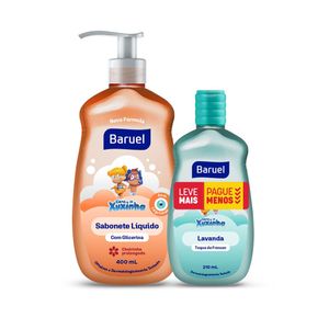 Kit Sabonete Líquido Turma da Xuxinha Com Glicerina 400ml + Lavanda 210ml Oferta Especial