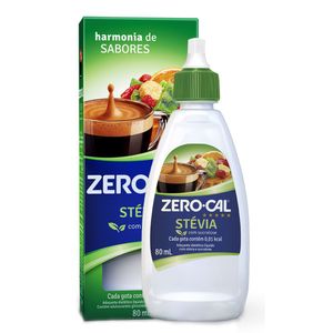 Adoçante Líquido Zero Cal Stévia Sucralose 80ml