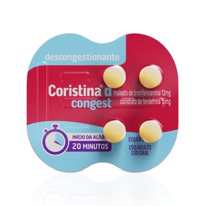 Coristina D Congest 4 Comprimidos