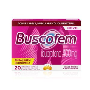 Buscofem 400mg com 20cápsulas