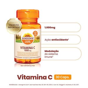 Vitamina C 1000mg Sundown com 30 Comprimidos