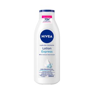 Loção Hidratante Nivea Lotion Express Pele Normal a Seca 200ml