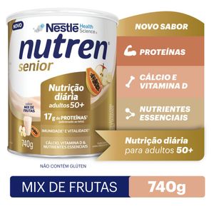 Suplemento Alimentar Nutren Senior Pó Sabor Mix de Frutas 740g