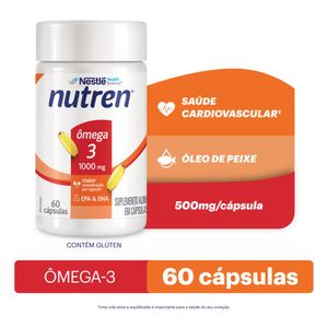Suplemento Alimentar Nutren Ômega 3 60 Cápsulas