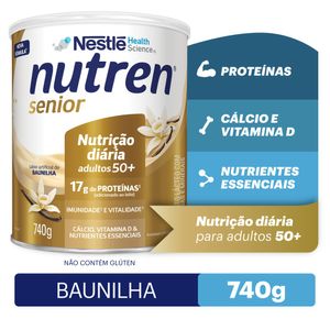 Complemento Alimentar Nutren Senior Baunilha 740g