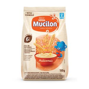 Mucilon Cereal Infantil Multicereais Sachê 180g