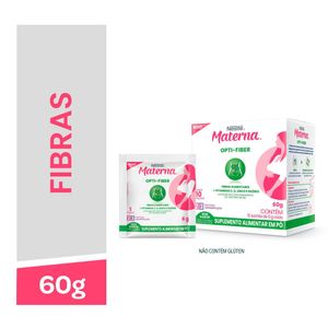 Suplemento Alimentar Nestlé Materna Opti-Fiber 10 Sachês de 6g