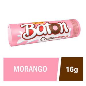 Chocolate Baton Creme Morango 16G