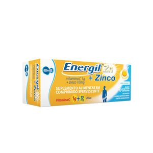 Energil C Zinco 1g+10mg 10 Comprimidos Efervescentes