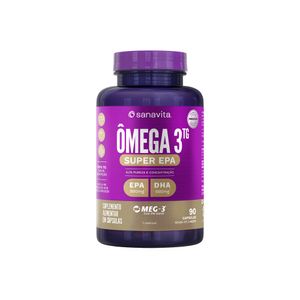 Super EPA Ômega 3TG Sanavita 90 Cápsulas