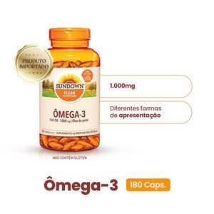 Suplemento Alimentar Sundown Ômega 3 1000mg 180 Cápsulas