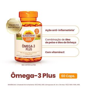 Triple Ômega 3-6-9 Sundown 60 Cápsulas
