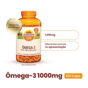 Suplemento Alimentar Sundown Ômega 3 1000mg 320 Cápsulas
