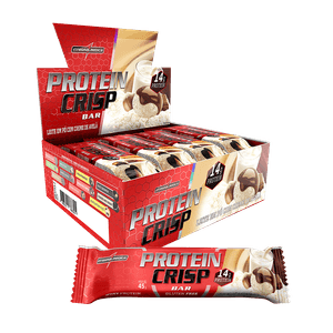 Barra de Proteína Crisp Integralmedica Leite Ninho com Creme de Avelã 45g