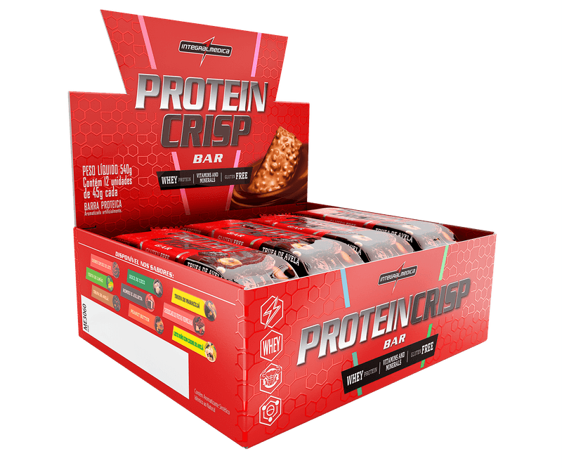 BARRA PROTEIN CRISP INTEGRALMEDICA AVELA 45G 7896311760862