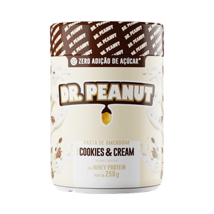 Pasta de Amendoim Dr Peanut Sabor Cookies & Cream 250g