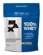 WHEY PROTEIN REFIL MAX TITANIUM 100- COOKIES 900G 88766