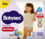 FRAL BABYSEC SHORTINHO MEGA XXG 20UN IMP 1