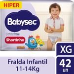 Fralda Babysec Premium Shortinho Importada Hiper XG 42 2