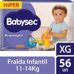 Fralda Babysec Premium Hiper Xg 56 Un 2