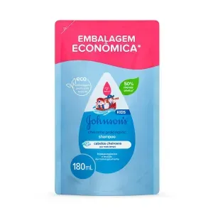 Refil Shampoo Johnson s Kids Cheirinho Prolongado 180ml