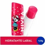 Hidratante Labial Nivea Cereja Shine Disney Mickey e Amigos Minnie 4,8g 2