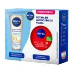 Kit Protetor Solar Facial Toque Seco Antissinais FPS70 40ml + Creme Facial Antissinais 5 em 1 b