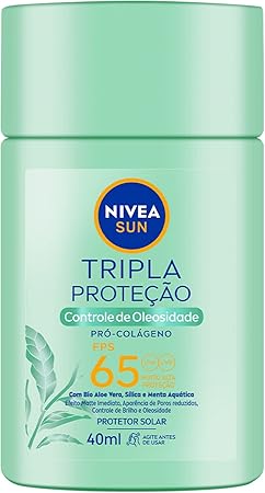Protetor Solar Facial Nivea Tripla Protecao Controle de Oleosidade FPS 65 40ml 1