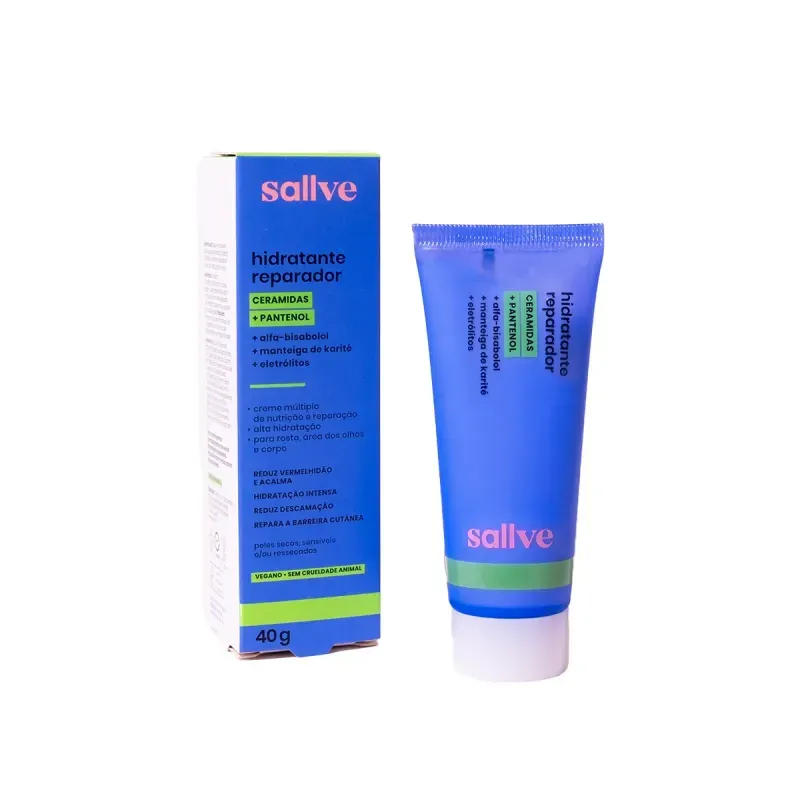 Hidratante Reparador Ceramidas Sallve com 40g 2