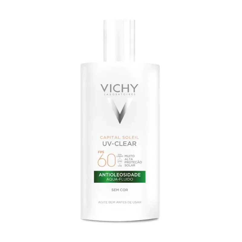 Protetor Solar Facial Vichy Capital Soleil UV-Clear Sem Cor FPS 60 40g 1