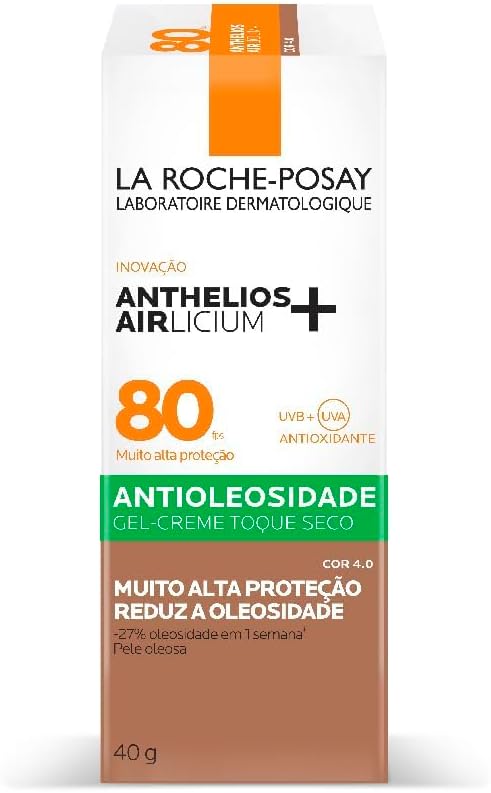 Protetor Solar Facial La Roche Posay Anthelios Airlicium Cor 4.0 Fps 80 40g 2