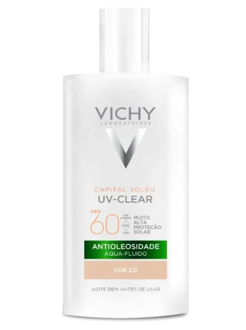 Protetor Solar Facial Vichy Capital Soleil UV-Clear Cor 2.0 FPS 60 40g 1
