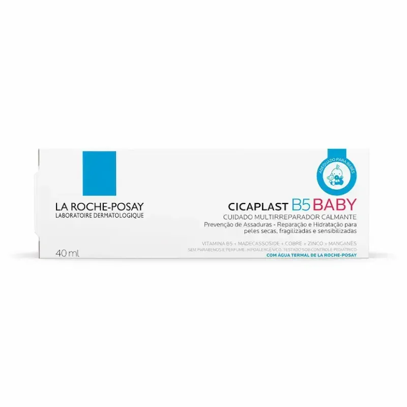 Creme Multirreparador Calmante e Preventivo de Assaduras Cicaplast B5 Baby 40ml 2
