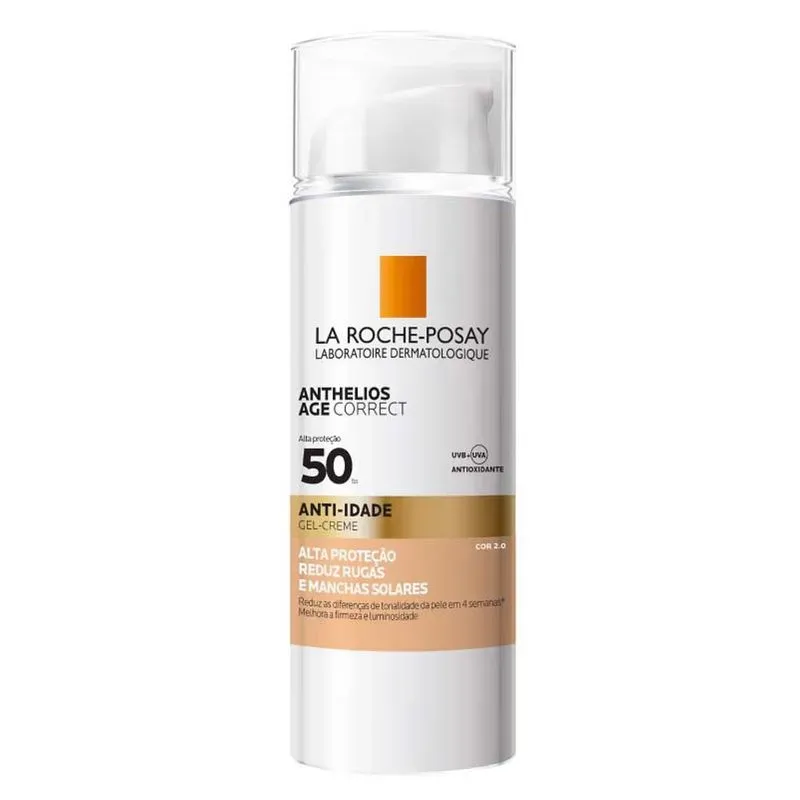 Protetor Solar Facial La Roche Posay Anthelios Age Correct FPS50 Cor 2.0 50g 1