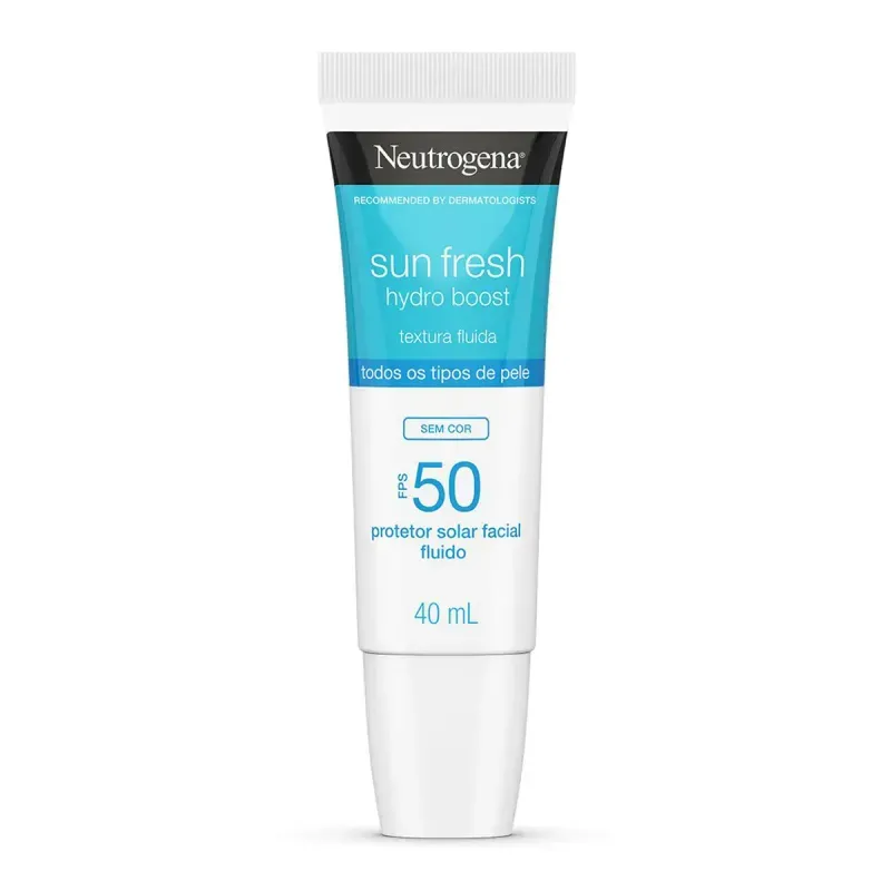 Protetor Solar Facial Neutrogena Sun Fresh Hydro Boost FPS50 Sem Cor 40ml 1