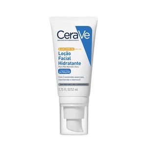Loção Hidratante Facial CeraVe AM FPS50 52ml