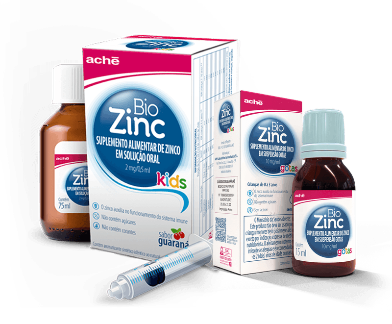 BIOZINC - Familia -KIDS e GOTAS-
