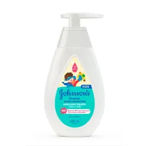 Sabonete Liquido Infantil Johnsons Limpeza Super Poderosas 400Ml