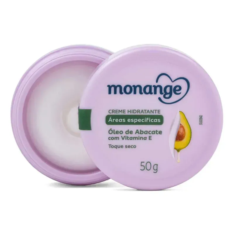 Creme Hidratante Monange Areas Especificas Oleo de Abacate 50g 3