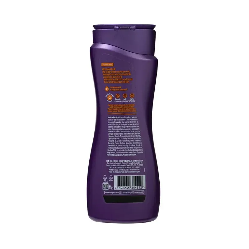 Hidratante Corporal Firmador Monange Q10 Vitamina C + E Pele Extra Seca 400ml 3